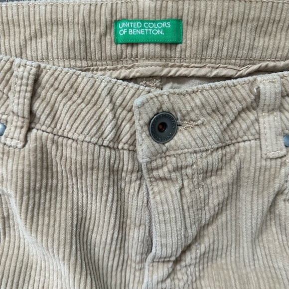 United Colors Of Benetton Light Tan Corduroy Pants - Picture 2 of 6